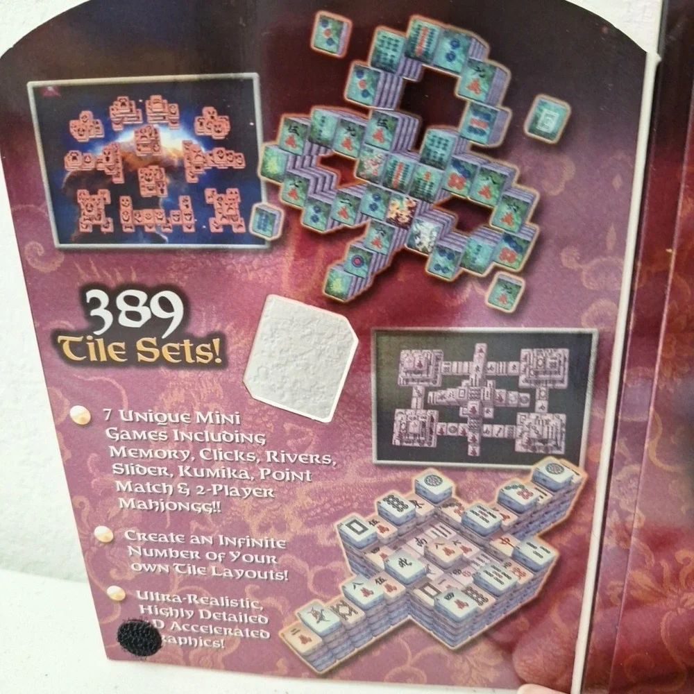 Mahjongg - Master   (PC, 2003) 2 CD Set With Bonus Games! NEW SEALED